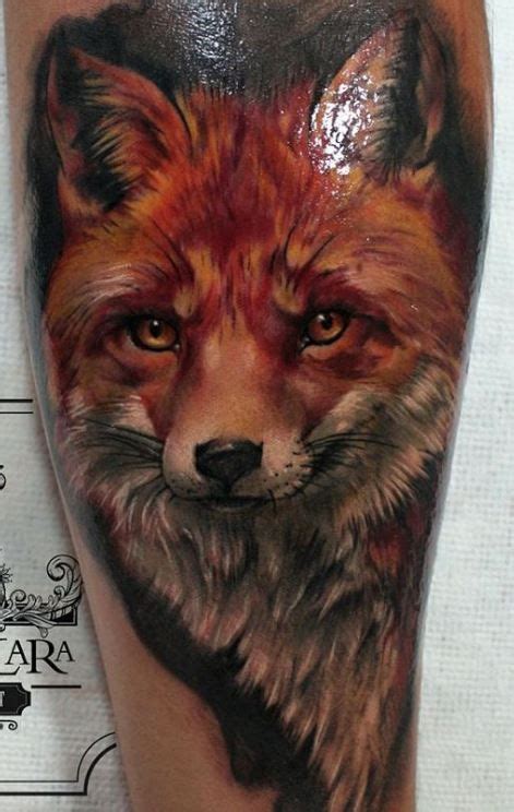 Realistic Fox Tattoo - InkStyleMag | Animal tattoos, Fox tattoo, Nature tattoos