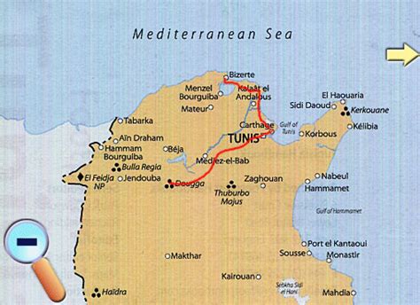 Images and Places, Pictures and Info: carthage tunisia map