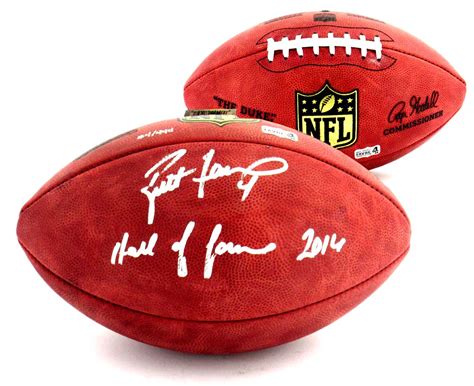 Brett Favre Signed Footballs - Authentic NFL Signed Football