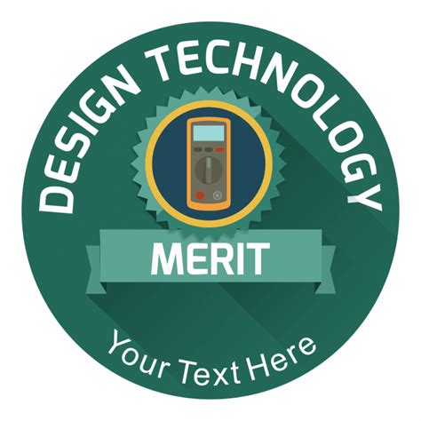 Design Technology Emblem Stickers