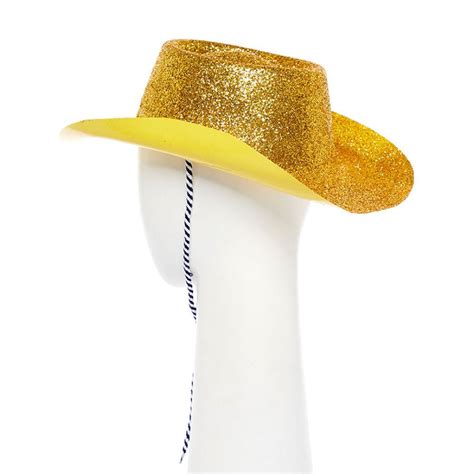 Gold Glitter Cowboy Hat | Party Delights