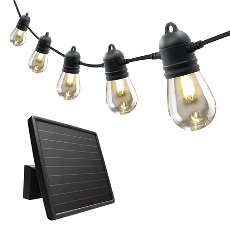 Sunforce 15 LED Weather Resistant 33ft Solar String Lights - Walmart.com - Walmart.com