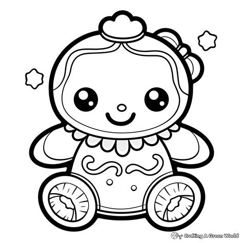 Gingerbread Coloring Pages - Free & Printable!