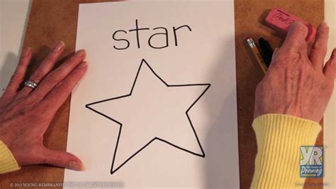 Teaching Kids How to Draw: How to Draw a Star - YouTube