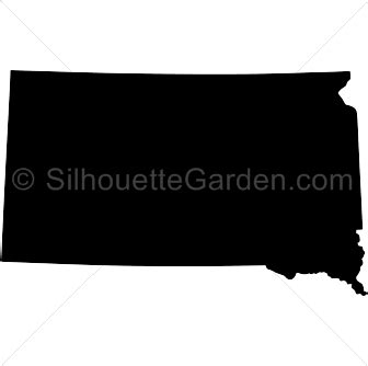 South Dakota Silhouette