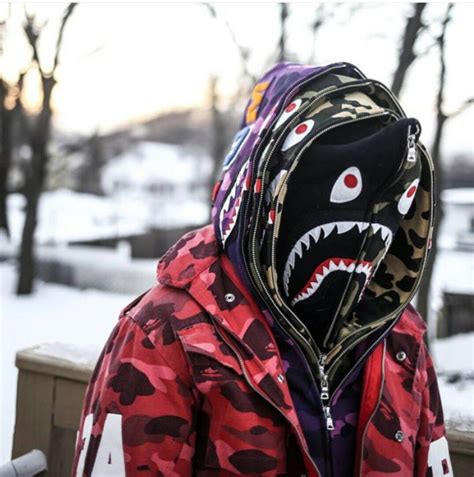 A Bape zip up hoodie, is a classic since it never goes out of fashion ...