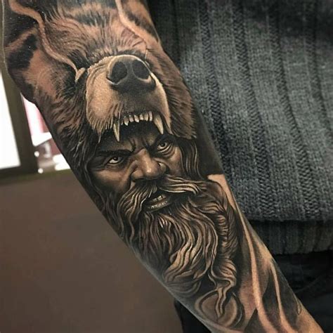 Pin by Diman Ru on Татуировки | Bear tattoo designs, Warrior tattoos ...