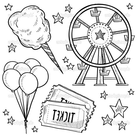 Carnival Coloring Pages Printable Coloring Pages