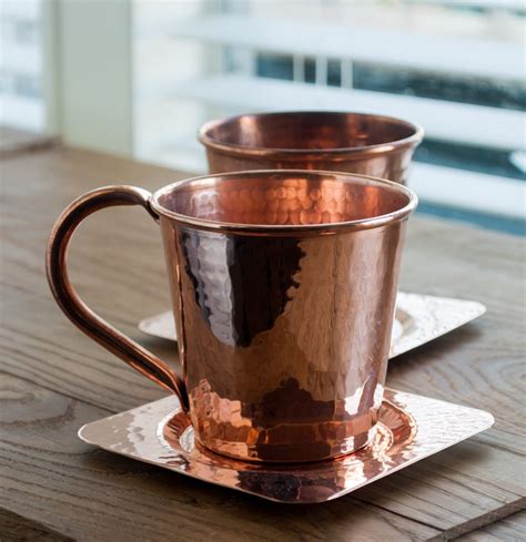 Hammered Copper Moscow Mule Mugs, 12 oz | Bevvy Shop