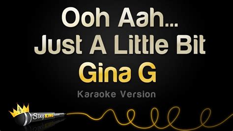 Ooh Aah... Just a Little Bit (Karaoke Version) - Gina G. | Shazam