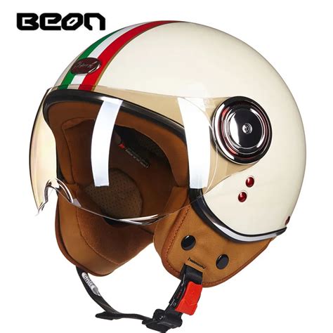 2017 New arrival BEON motorcycle helmet Vintage scooter open face ...