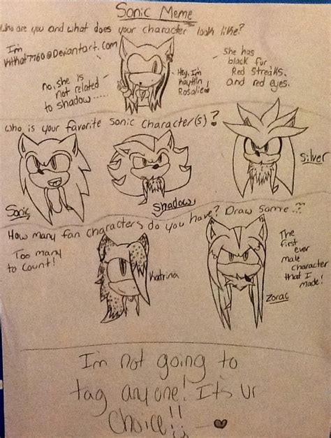 Sonic fan character meme by kitkat7760 on DeviantArt