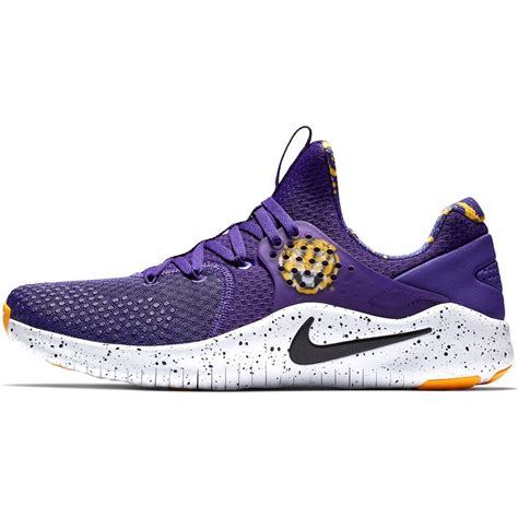 Nike LSU Tigers Purple/Gold Free TR V8 Shoes