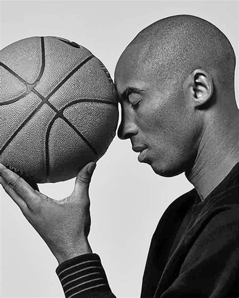 Kobe Bryant Black And White – Basketball Paint By Number – Paint by ...