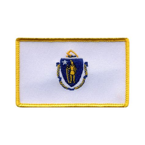 Flag of Massachusetts Embroidered Patch/Badge