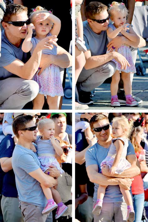 Jeremy Renner and his daughter, Ava