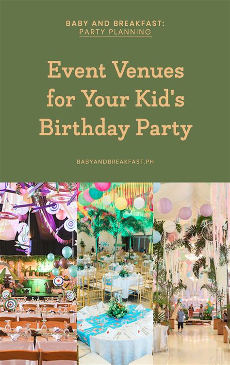 7 Event Venues You Can Have Your Kid’s Celebration In | Party Planning | Celebrate Your Kid's ...