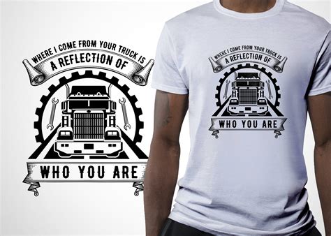 Truck Driver T-Shirt Design :: Behance