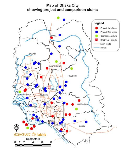 MAP OF DHAKA CITY CORPORATION | Download Scientific Diagram