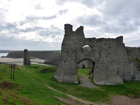 Photographs of Pennard Castle, Swansea, Wales: East side of the castle