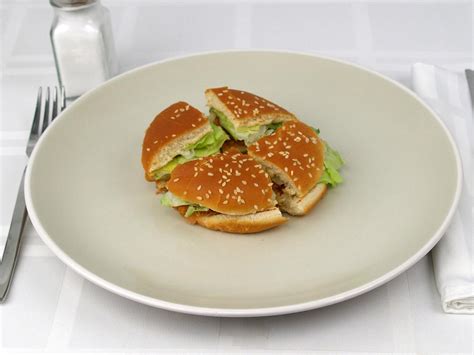 Calories in 1 burger(s) of Burger King Crispy Chicken Jr.