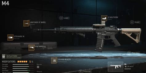 M4a1 Assault Rifle Mw2