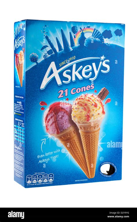 Box of Askeys icecream cones Stock Photo - Alamy