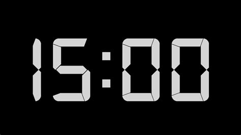 15 Minute Timer With Buzzer Beautiful Count Down Timer 15 Minutes ...