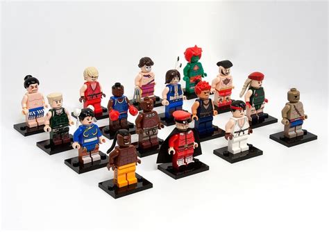 Custom Street Fighter 2 LEGO Minigures | Gadgetsin