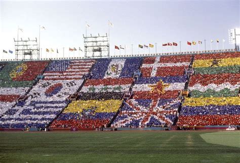 Opening Ceremonies, Los Angeles, 1984. | 1984 summer olympics, Olympics ...