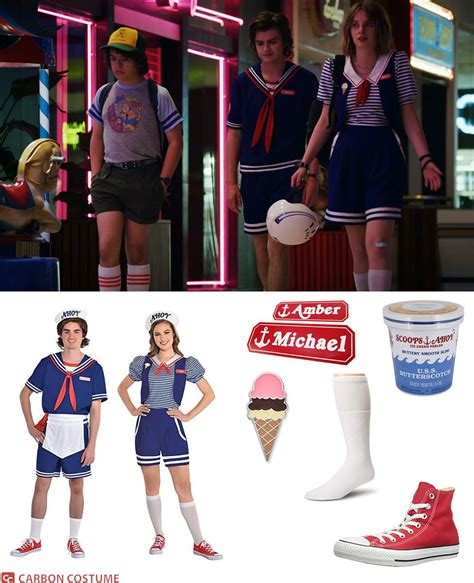 Scoops Ahoy Workers from Stranger Things Costume | Carbon Costume | DIY Dress-Up Guides for ...