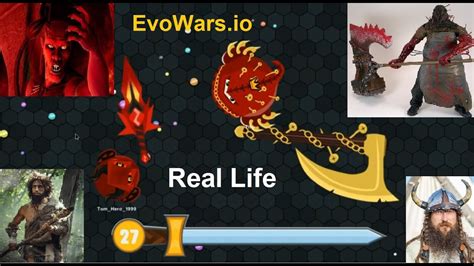 EvoWars.io All Evolutions - in Real Life - YouTube