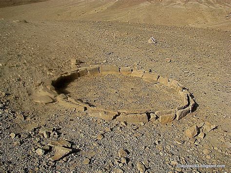 THROUGH THE LAND OF ISRAEL III: Remains of ancient threshing floor (1P ...