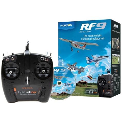 RealFlight 9 Flight Simulation Software with Spektrum RFL1100