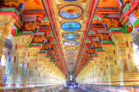 Temple of Rameswaram Architectural Corridor - HDR - Rameswaram-IMG_7114 ...