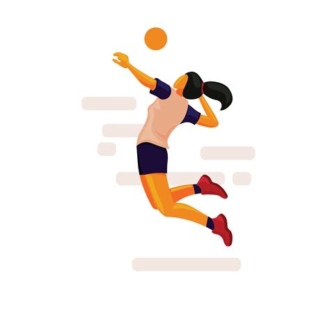 Volleyball Player Vector Art, Icons, and Graphics for Free Download