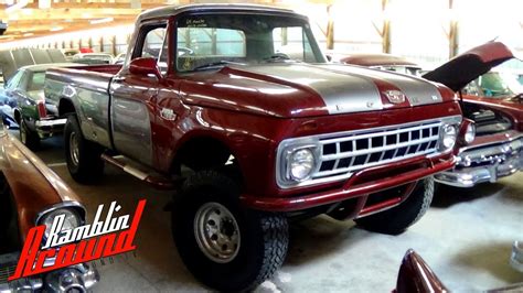 1965 Ford F100 Customized Pickup Built V8 Four-speed - YouTube