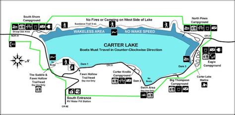 Carter Lake - Carter Lake Map