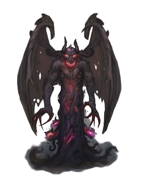 Shadow Demon - Pathfinder PFRPG DND D&D 3.5 5E 5th ed d20 fantasy | Creature concept art ...