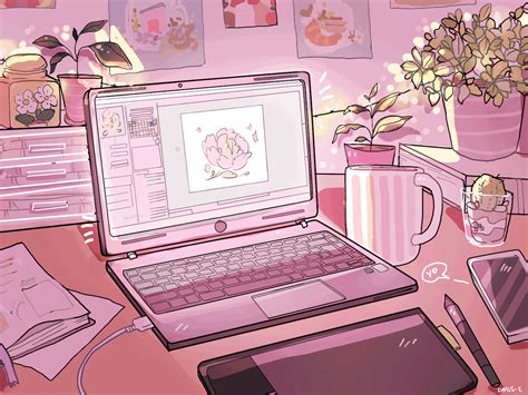 Pink Anime Aesthetic Desktop Wallpapers - Top Free Pink Anime Aesthetic Desktop Backgrounds ...