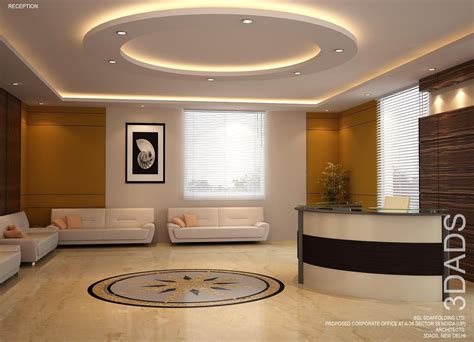 False Ceiling Design For Office Reception - Image to u