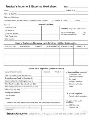 31 Truck Driver Expenses Worksheet - support worksheet