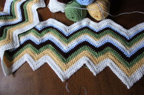 zigzag afghan pattern crochet blanket | Zig zag crochet, Afghan pattern ...