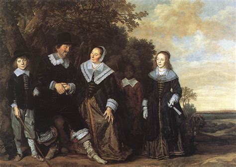 Family Group In A Landscape 1648 Painting | Frans Hals Oil Paintings