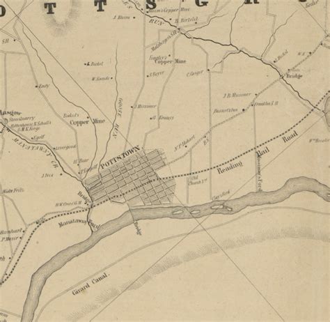 1849 Map of Montgomery County PA From Original Surveys - Etsy