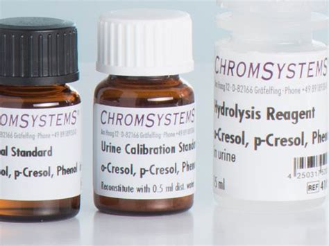 o-Cresol, p-Cresol and Phenol Urine Calibration Standard