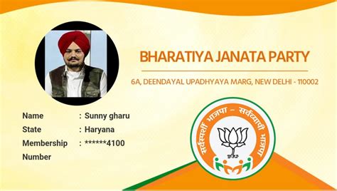 Certificate and bjp id card - Self4Society