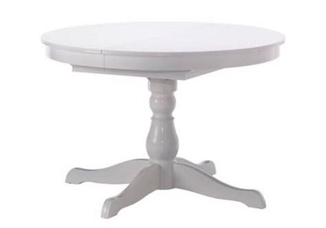 Extendable white round dining table (ikea ingatorp) | in Dorchester, Dorset | Gumtree