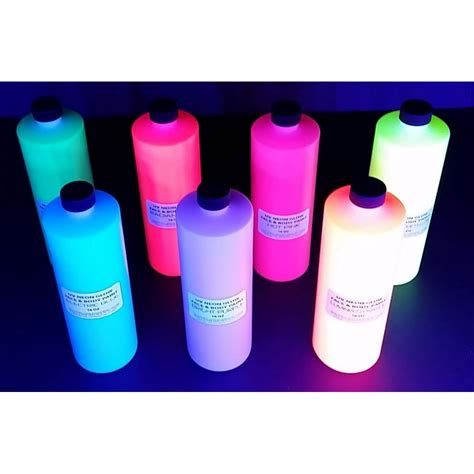 Glow Paint 16oz bottle UV Blacklight Reactive Fluorescent Neon Acrylic Paints (GREEN COLOR ...