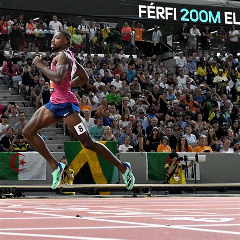 Noah Lyles 200m 2024 World Record - Nita Priscilla